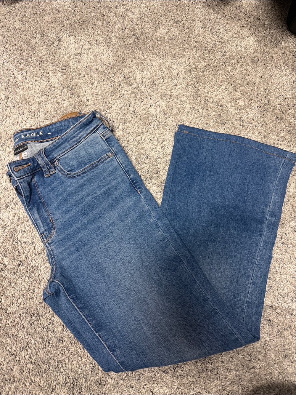 American Eagle Low Rise Flare Jeans